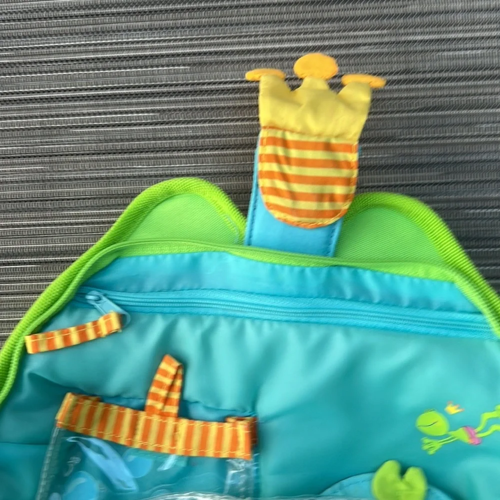 Vintage Haba Girls Toiletries Bag Green Frog